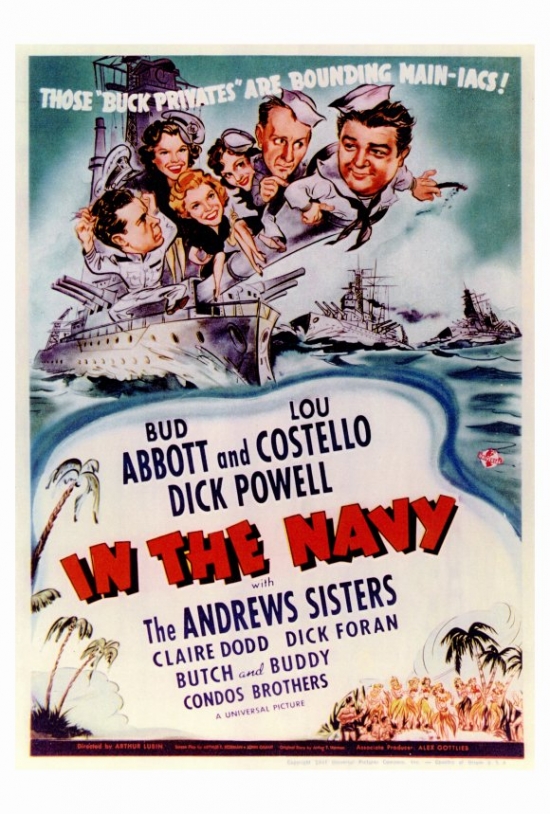 In the Navy Movie Poster - 27 x 40 in.