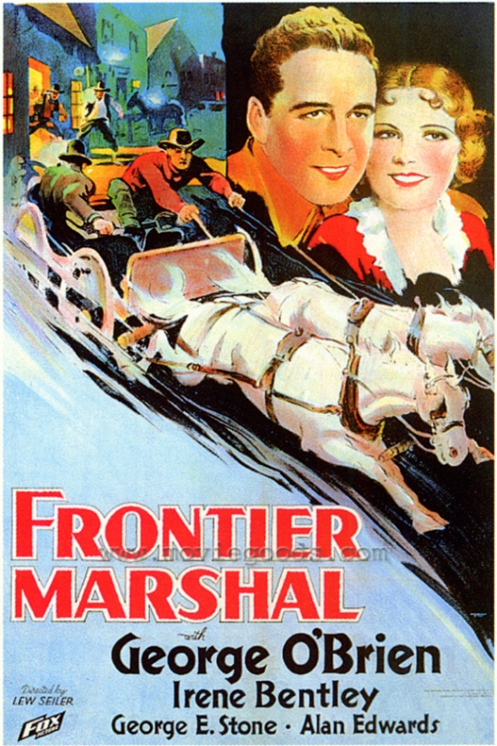 MOVAF8346 Frontier Marshal Movie Poster - 27 x 40 in.
