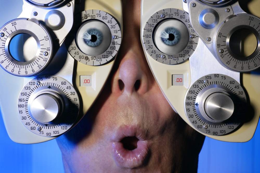 Eye Exam Poster Print by Don Hammond, 34 x 22 - Large