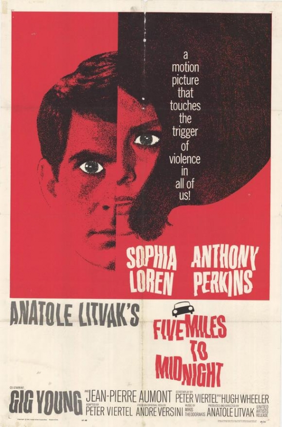 MOVAH3224 Five Miles to Midnight Movie Poster - 27 x 40 in.