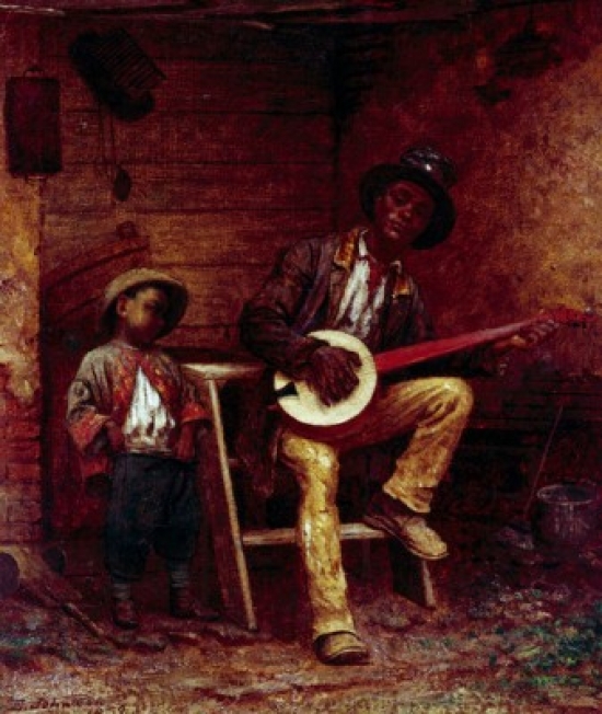 Confidence & Admiration Eastman Johnson 1824-1906 American Poster Print - 18 x 24 in.