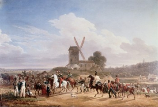 Troops Returning From Battle Fontaines-Poster Print - 18 x 24 in.