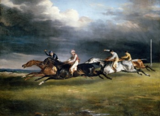 SAL900143694 Le Derby D Epsom by Theodore Gericault Painted Image 1791-1824 Poster Print - 18 x 24 in.