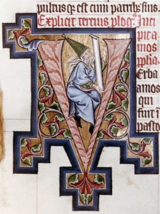 Decorated Initial Manuscripts-Manuscript Stift Kremsmunster Austria Benedictine Abbey Poster Print