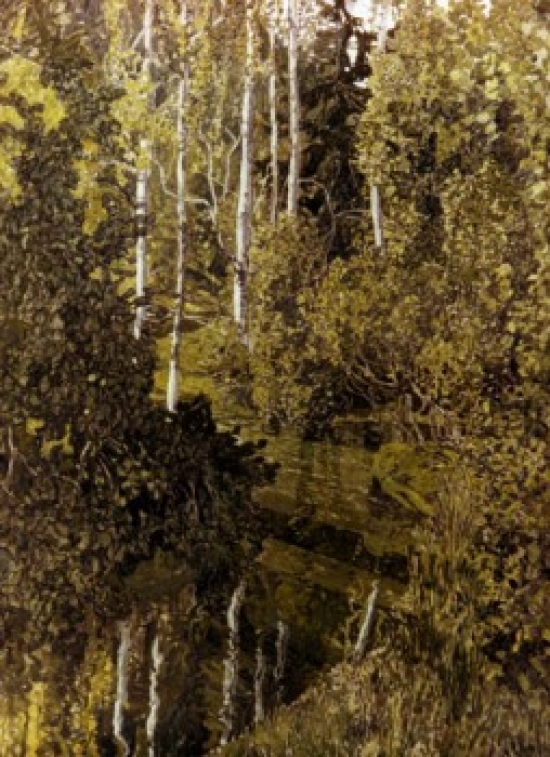 Early Spring by Mikhail Vasil Evich Nesterov Circa 1905 1862-1942 Poster Print - 18 x 24 in.