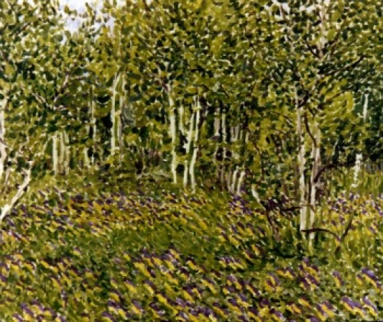 Trees by H. Meschernn 1914 Poster Print - 18 x 24 in.