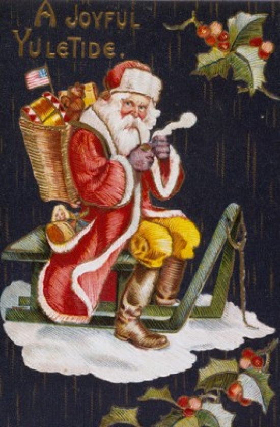 Joyful Yuletide Nostalgia Cards Poster Print - 18 x 24 in.