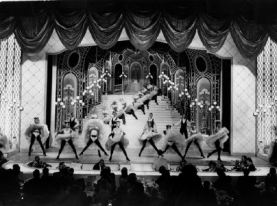 Actors Dancing on the Stage Front View Poster Print - 18 x 24 in.