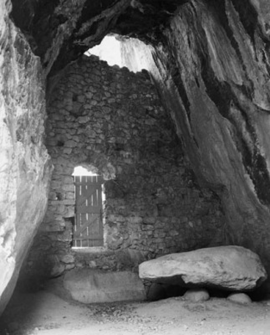 Door in a Stone Wall Poster Print - 18 x 24 in.