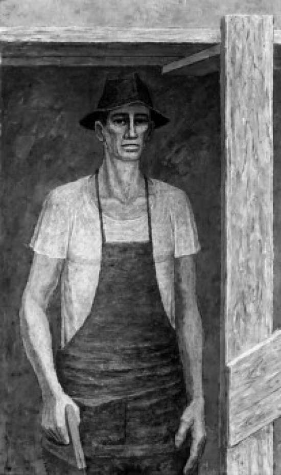 The Carpenter by Kenneth Evett Poster Print - 18 x 24 in.