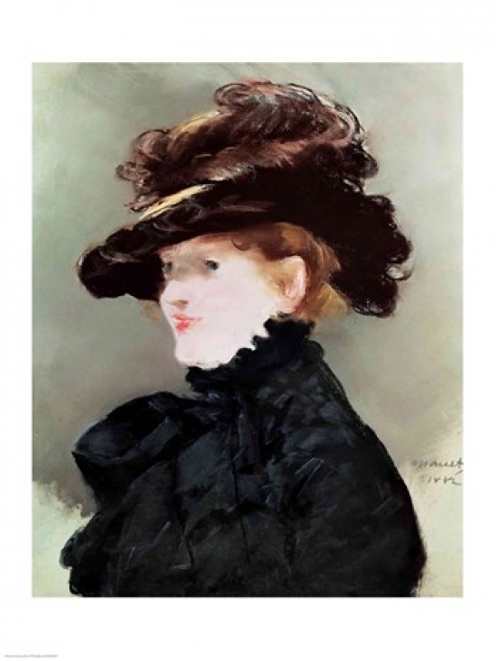 Picture of Posterazzi BALXIR206462LARGE Portrait of Mery Laurent Poster Print by Edouard Manet - 24 x 36 in. - Large