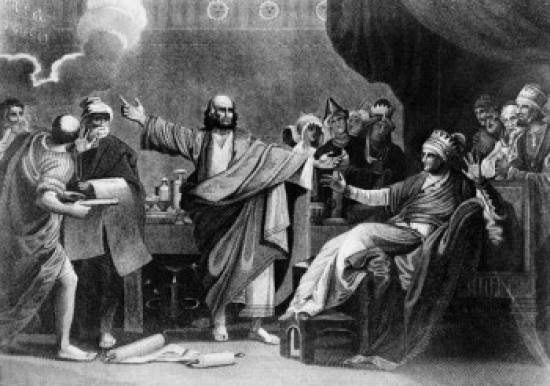 The Writing on the Wall-Belshazars Feast & Fall of Babylon by John Neagle Engraving 1824 1796-1865 Print