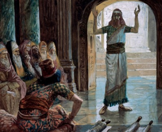 Daniel & the Wise Men James Tissot 1836-1902 French Jewish Museum New York City Poster Print - 18 x 24 in.