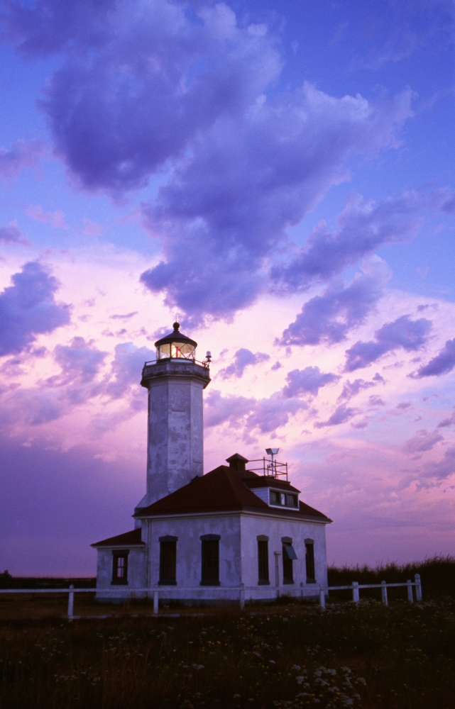 Point Wilson Lighthouse Poster Print by Natural Selection Craig Tuttle - 12 x 19