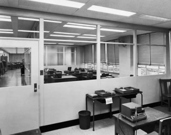 Interior of an Office Poster Print - 18 x 24 in.
