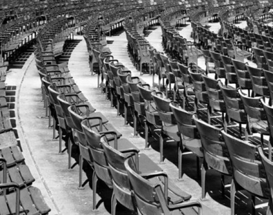 Bleachers in a Stadium Poster Print 18 x 24 in.