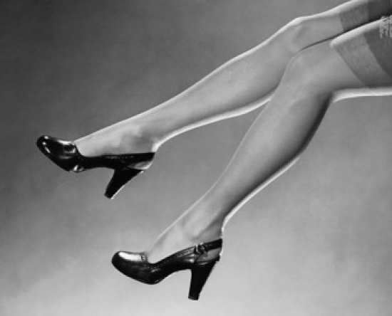 SAL2558704 Low Section View of a Woman Wearing High Heels Poster Print - 18 x 24 in.