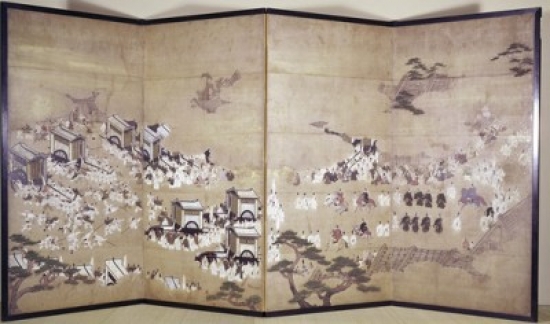Japanese Print Folding Screen Japanese Art Poster Print