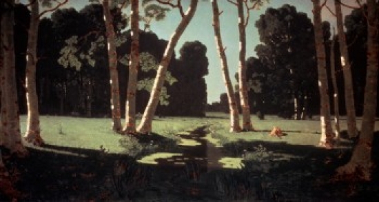 Birch Tree Forest Arkhip Ivanovitch Kuindzhi 1842-1910 Russian Tretyakov Gallery Moscow Russia Poster Print - 18 x 24 in.