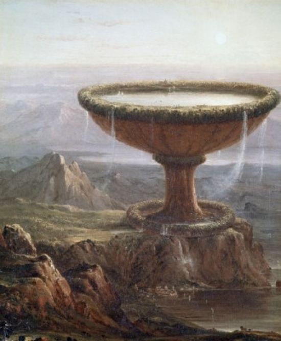 The Titans Goblet Thomas Cole 1801-1848 American Metropolitan Musuem of Art New York Poster Print - 18 x 24 in.