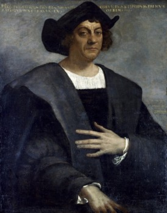 Christopher Columbus Sebastiano del Piombo 1485-1547 Italian Metropolitan Museum of Art New York City Poster Print - 18 x 24 in.