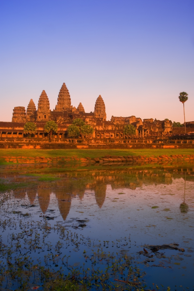 Angkor Wat Temple Cambodia Poster Print by Carson Ganci, 11 x 17