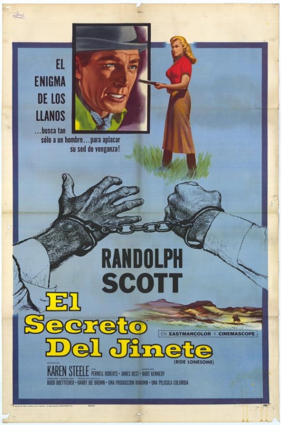 Ride Lonesome Movie Poster - 27 x 40 in.