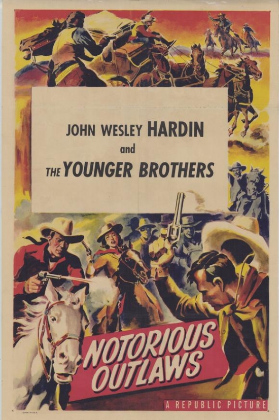 Notorious Outlaws Movie Poster - 27 x 40 in.