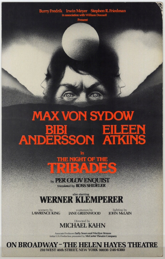 Night of the Tribades Broadway Movie Poster - 27 x 40 in.