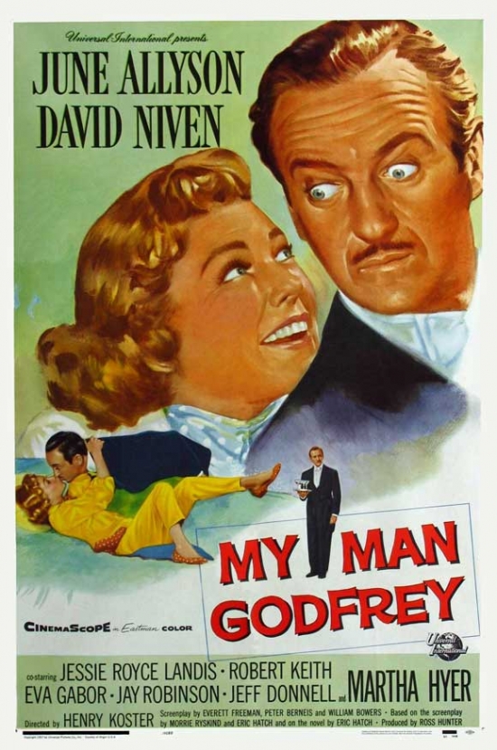 MOVIJ2219 My Man Godfrey Movie Poster - 27 x 40 in -  Posterazzi