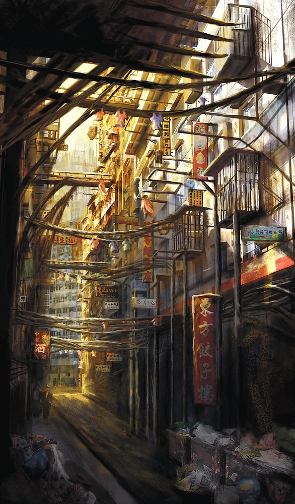 Kowloon Poster Print by Anthony Christou - 15 x 25 in.