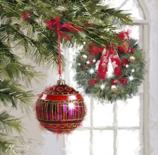 Bauble Poster Print by the Macneil Studio - 12 x 12 in.