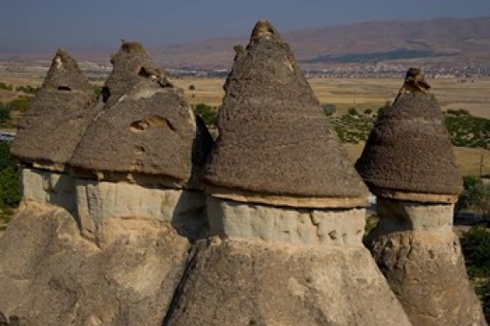 PDDAS37DGU0095 Ash & Basalt Formations Cappadoccia Turkey Poster Print by Darrell Gulin - 26 x 18 in.