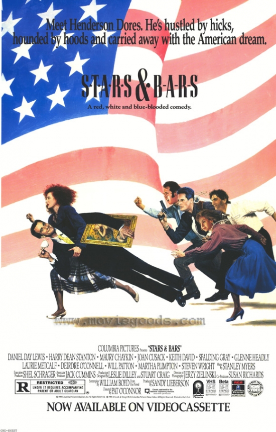 Stars & Bars Movie Poster - 27 x 40 in.