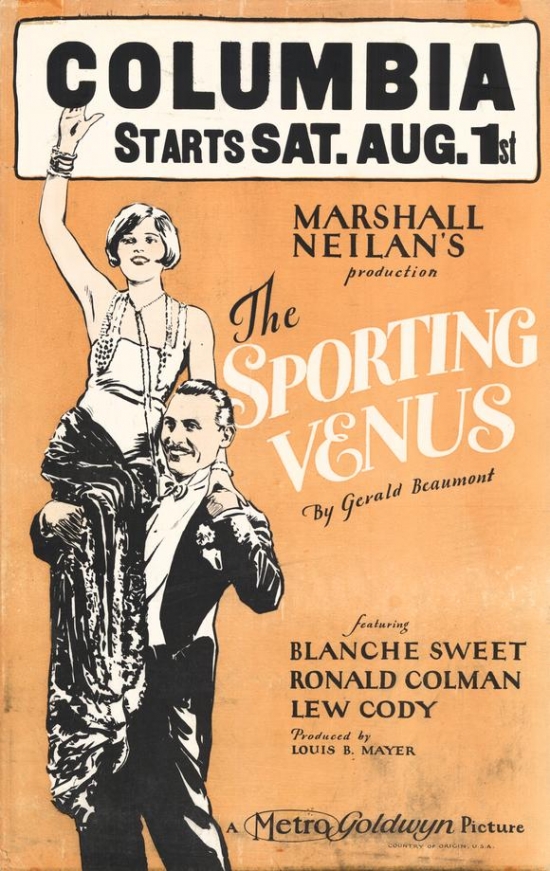 The Sporting Venus Movie Poster - 27 x 40 in.