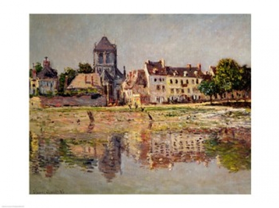 Picture of Posterazzi BALXIR213795 by The River at Vernon 1883 Poster Print by Claude Monet - 24 x 18 in.