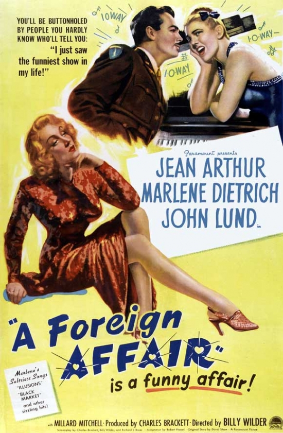 A Foreign Affair Movie Poster - 27 x 40 in.