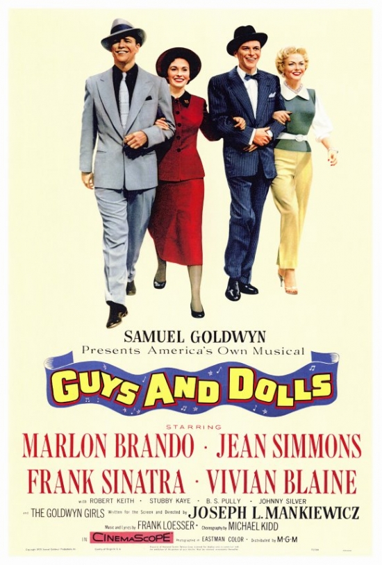 Guys & Dolls Movie Poster - 27 x 40 in.