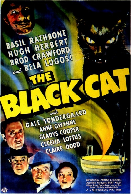 MOVIF5325 The Black Cat Movie Poster - 27 x 40 in.
