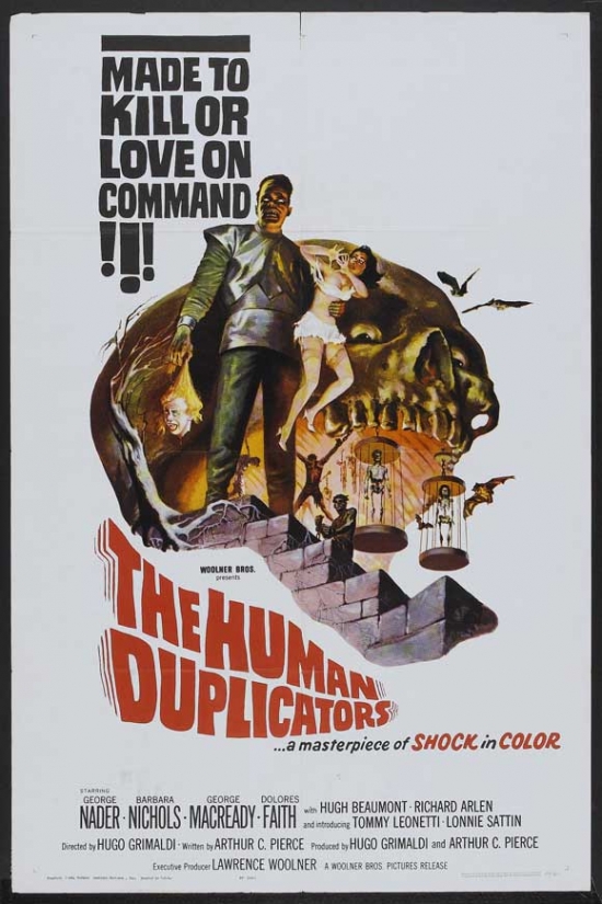 The Human Duplicators Movie Poster - 27 x 40 in.
