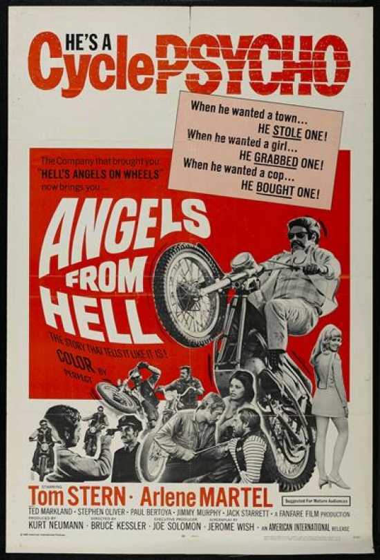 MOVEJ9254 Angels From Hell Movie Poster - 27 x 40 in.