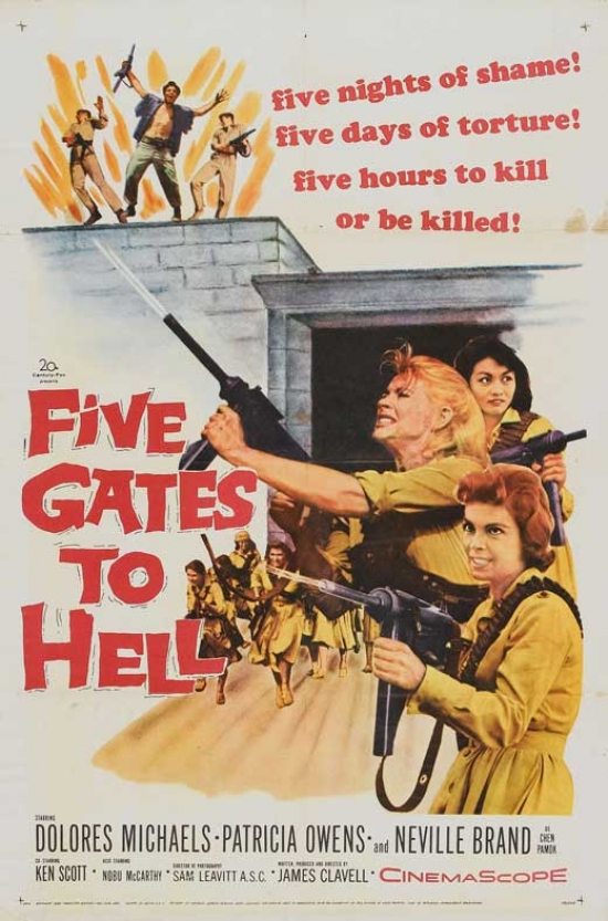 Five Gates to Hell Movie Poster - 27 x 40 in.