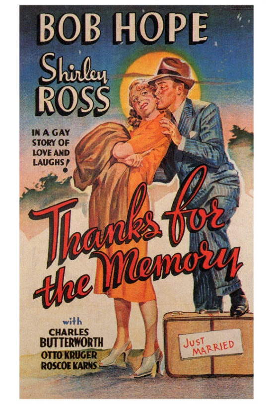 MOVGF3303 Thanks for the Memory Movie Poster - 27 x 40 in.