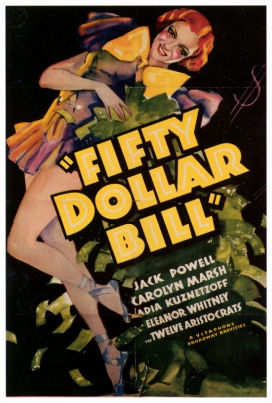 Fifty Dollar Bill Movie Poster - 27 x 40 in.