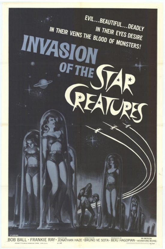 MOVGF7365 Invasion of the Star Creatures Movie Poster - 27 x 40 in.