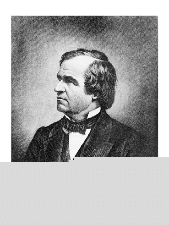 Portrait of Andrew Johnson Poster Print - 18 x 24 in.