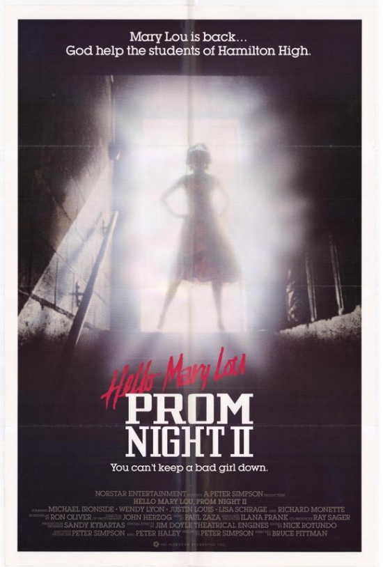 MOVGH7255 Hello Mary Lou-Prom Night 2 Movie Poster - 27 x 40 in.