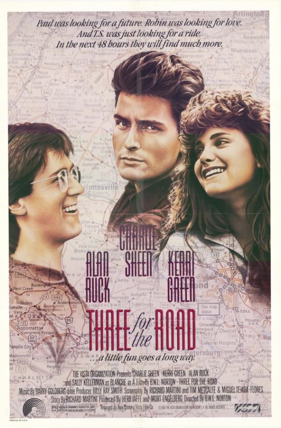 Three for the Road Movie Poster - 27 x 40 in.