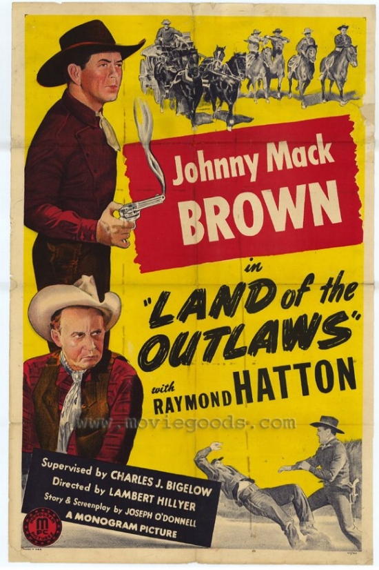 MOVEF2418 Land of the Outlaws Movie Poster - 27 x 40 in.
