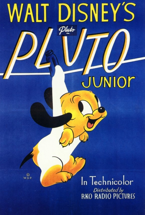 MOVEF3326 Pluto Junior Movie Poster - 27 x 40 in.